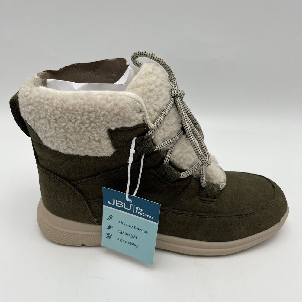 J-41/Vida Shoe Intl Inc Jbu Jbu Womens Freeze Round Toe  Olive Green 6M Size 6
